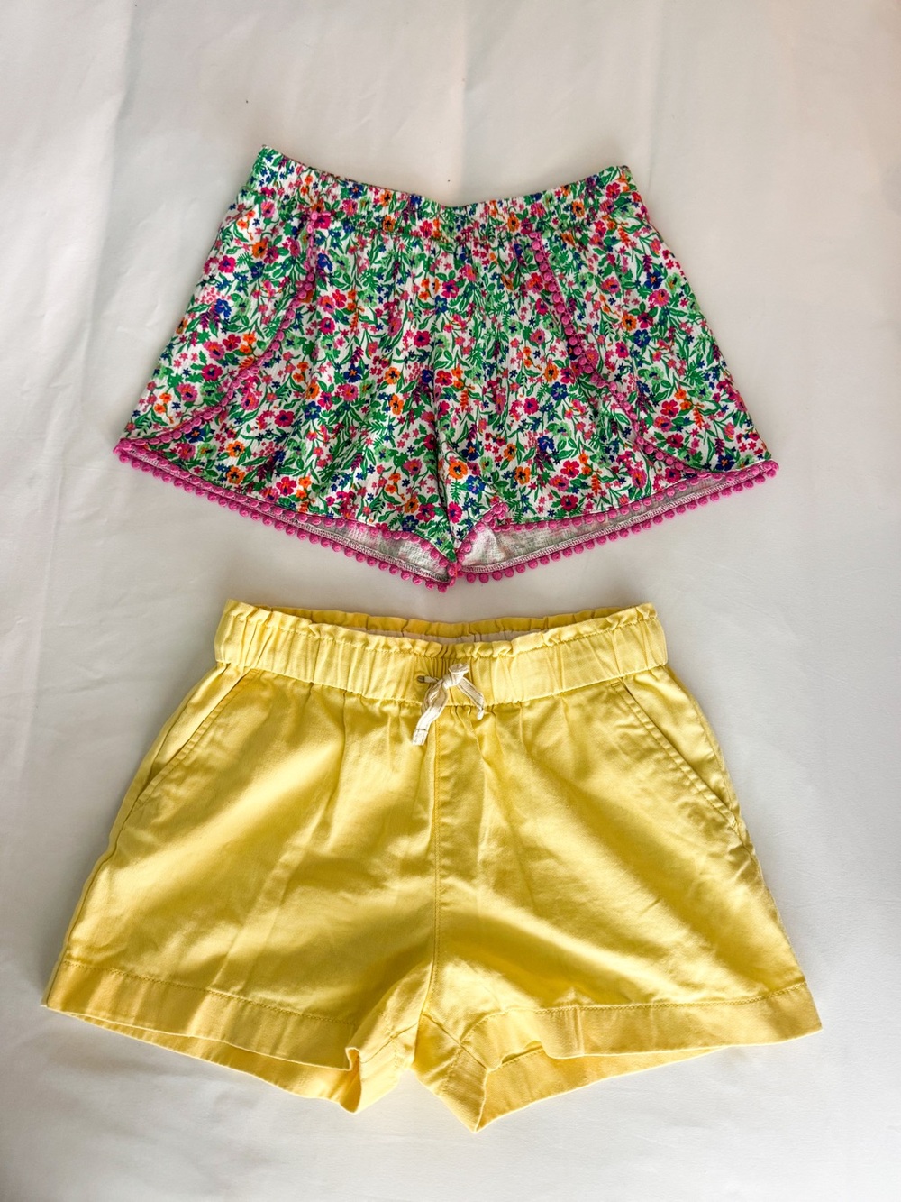 Crewcuts Shorts Bundle (2): Floral and Butter Yellow